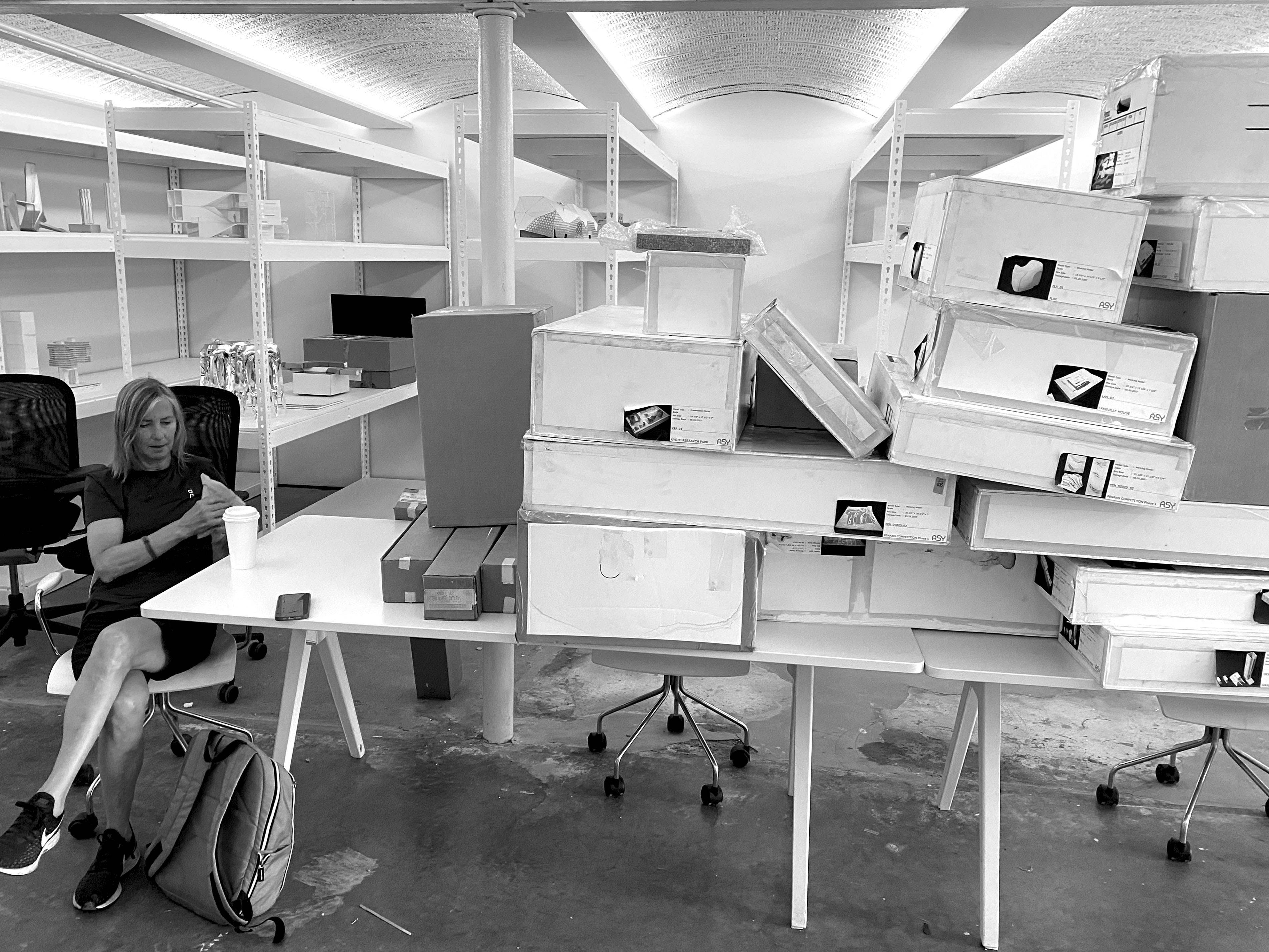 Muro — Asymptote Architecture's archive space in Germantown, New York