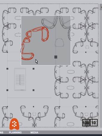 The A3i interactive interface showing the Overhead Visor component in a 3D configurator with specifications, detail views, and navigation — a pioneering web-based tool designed by Asymptote Architecture
