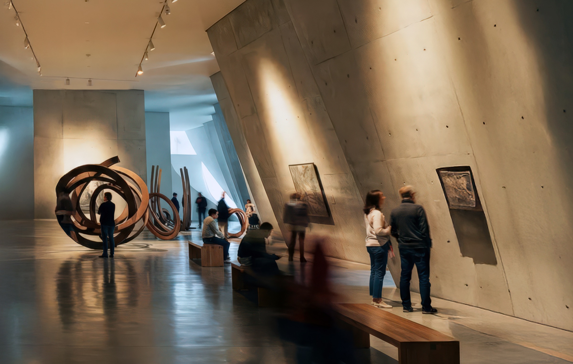 Carob Arts Center gallery interior