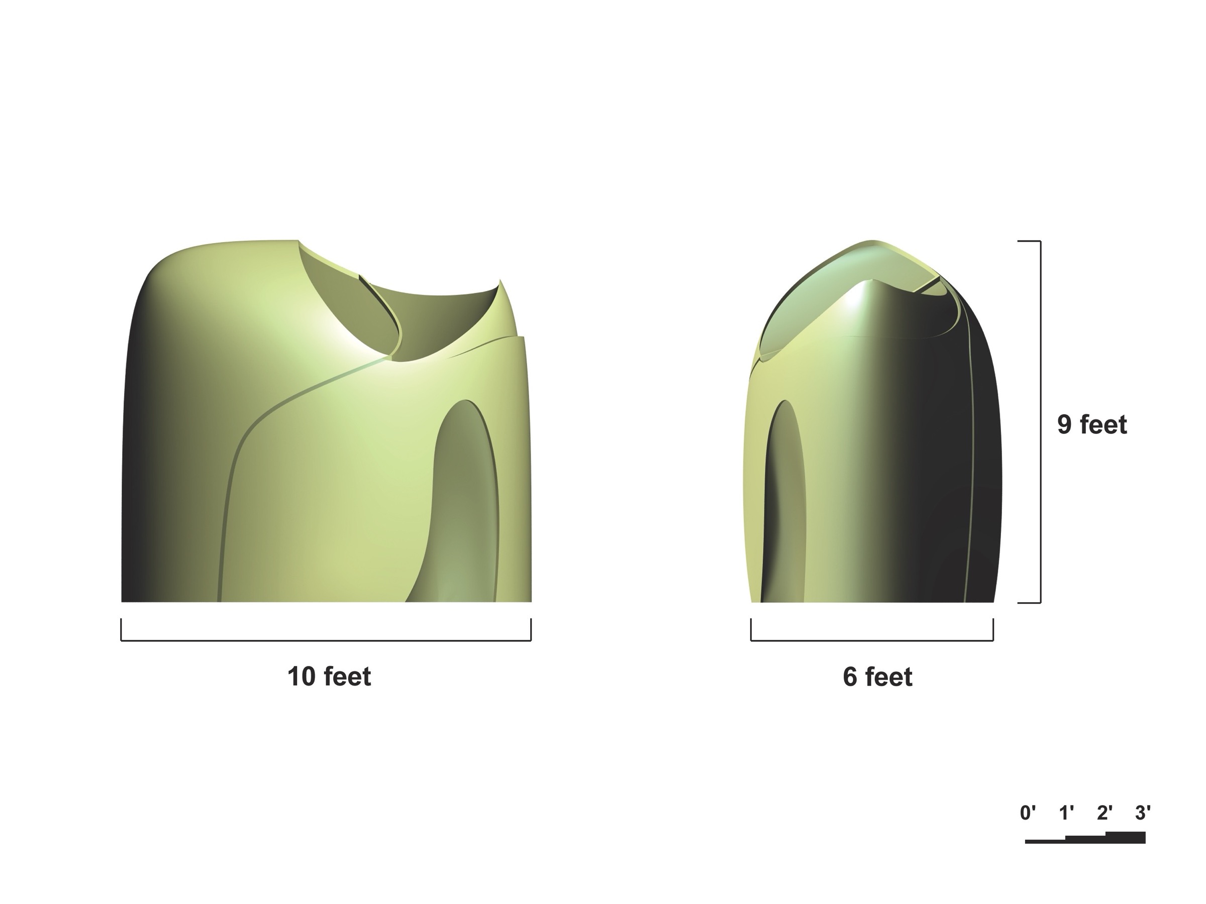 FLUX 1.0 — projected light and video on the sculptural artifact