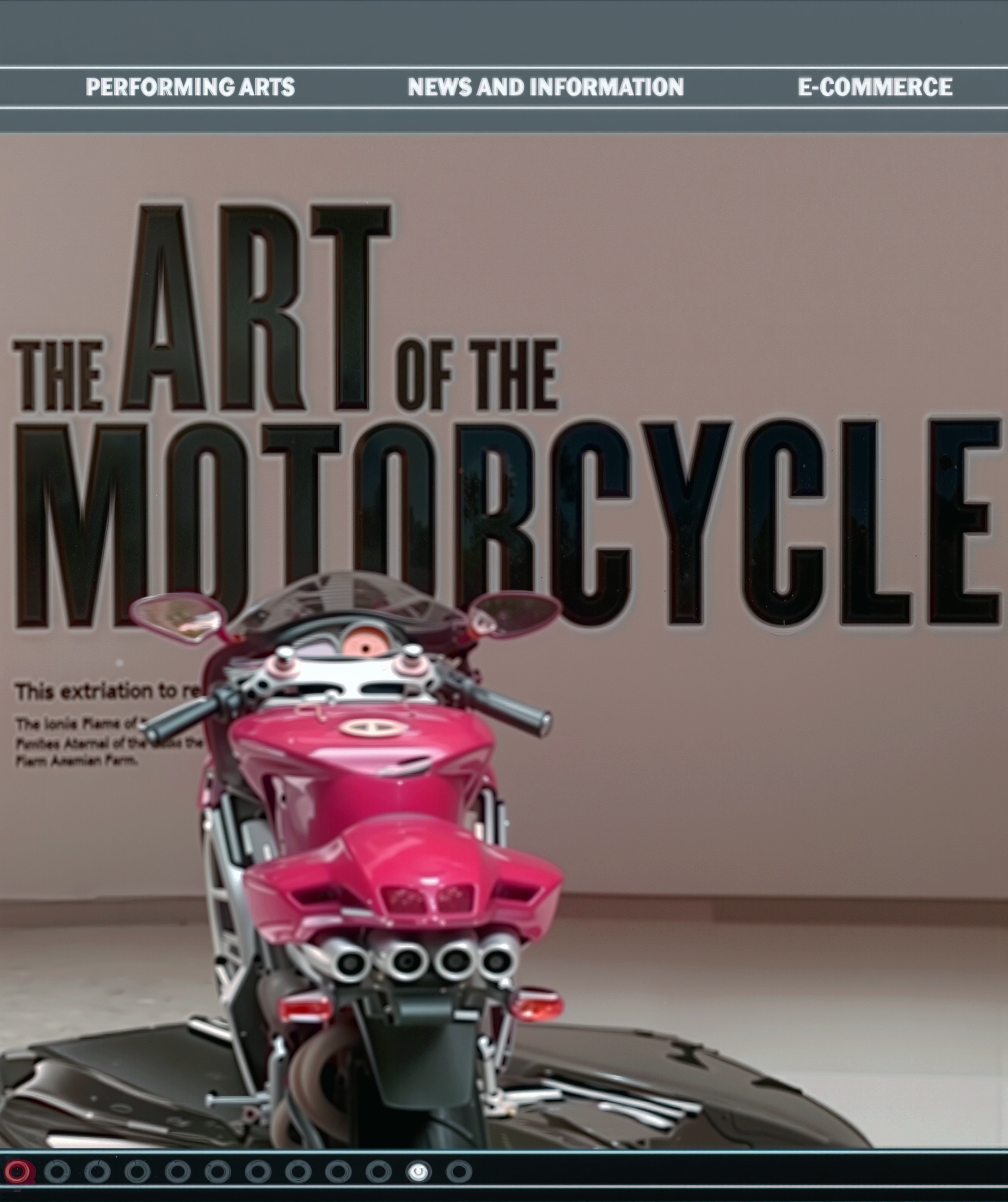 The Guggenheim.com homepage — a comprehensive virtual cultural platform with navigation across Visual Arts, Performing Arts, E-Commerce, Travel, and Education