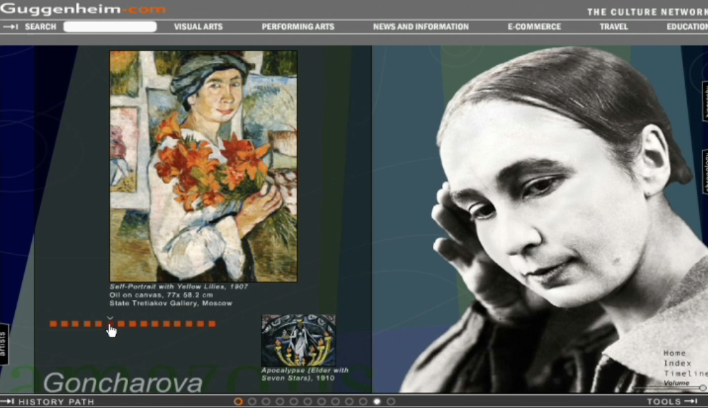 Natalia Goncharova collection from the State Hermitage Museum — paintings and a portrait of the artist with curatorial information