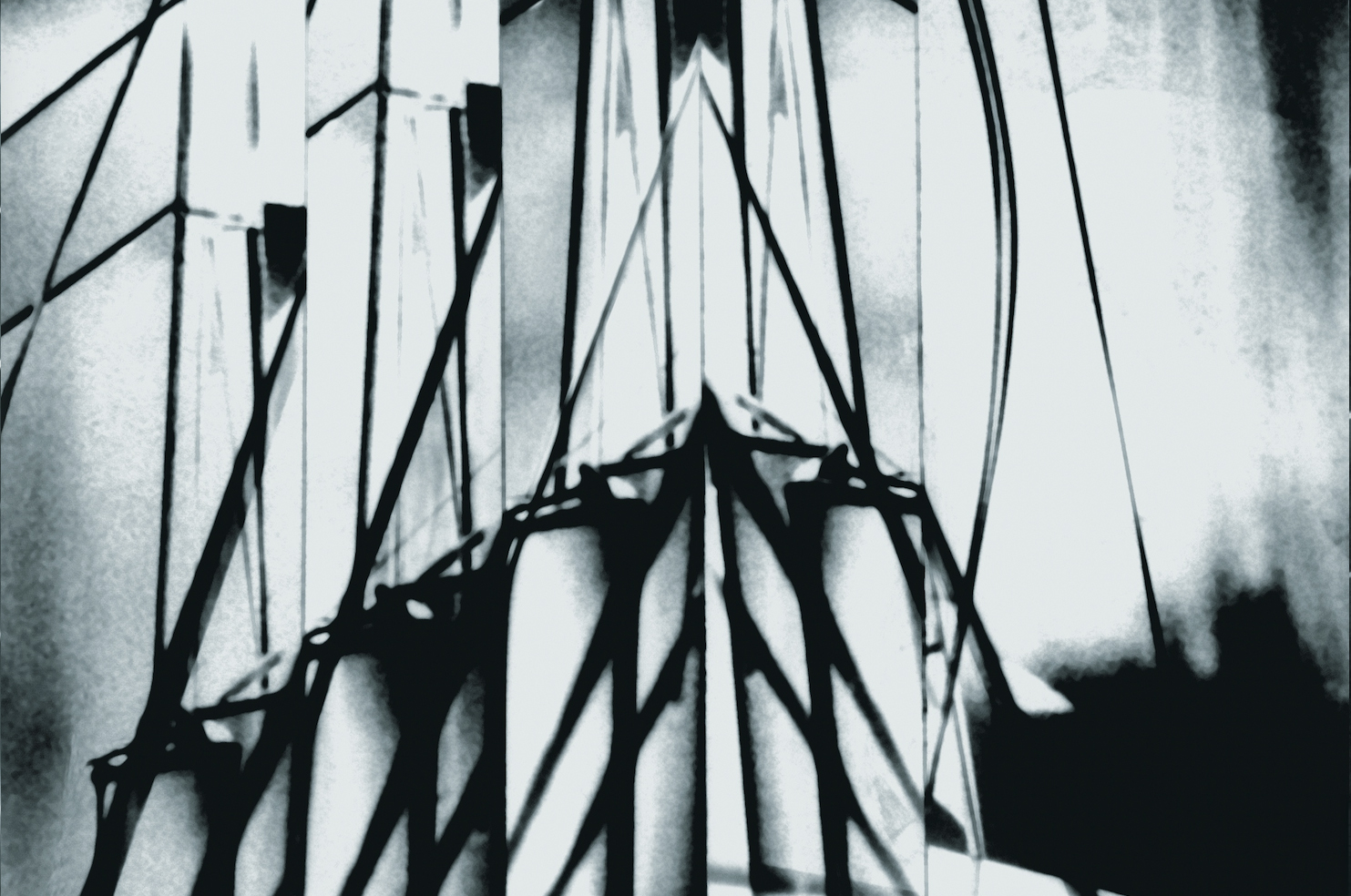 Hyperfine Splitting 001 — fragmented architectural planes and photographic superposition