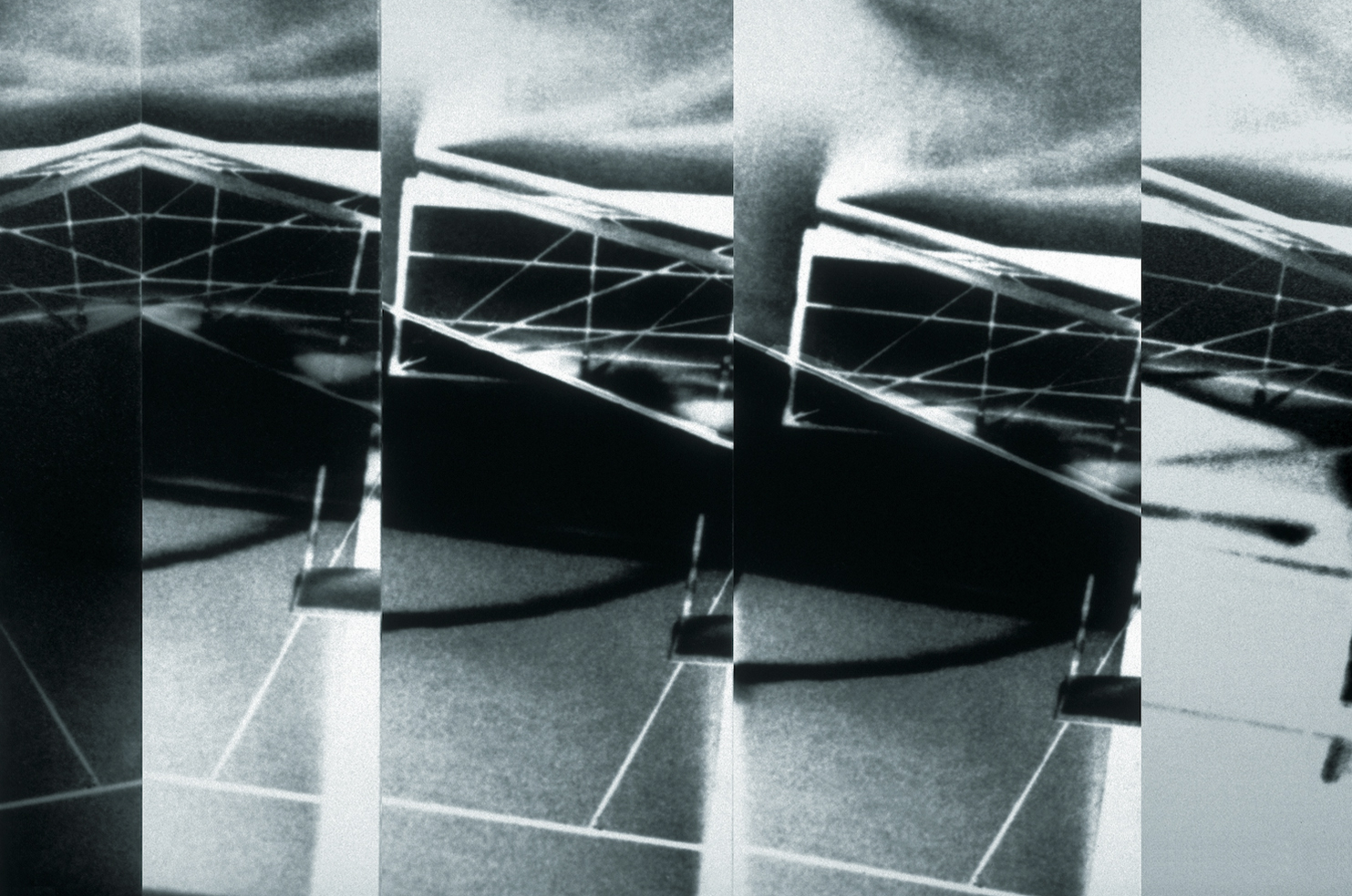 Hyperfine Splitting 001 — latent architectural systems within dense collage field