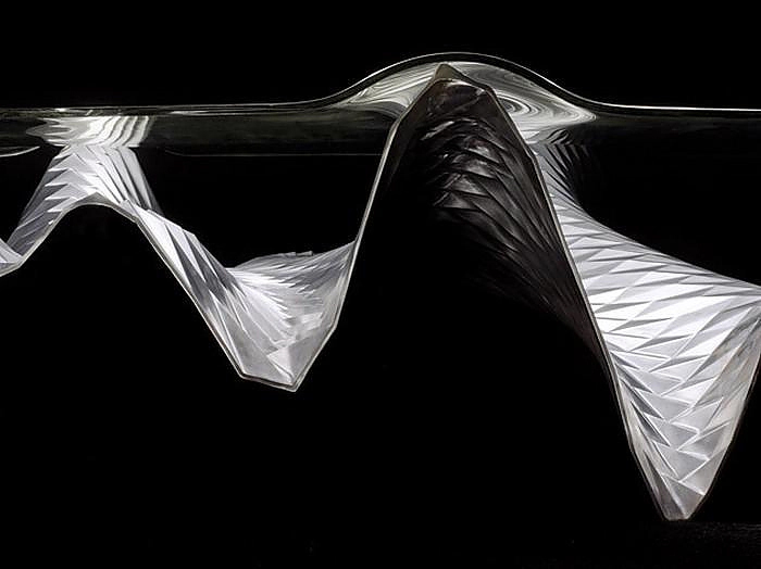 The Ivo_03 table on display at the Meta exhibition