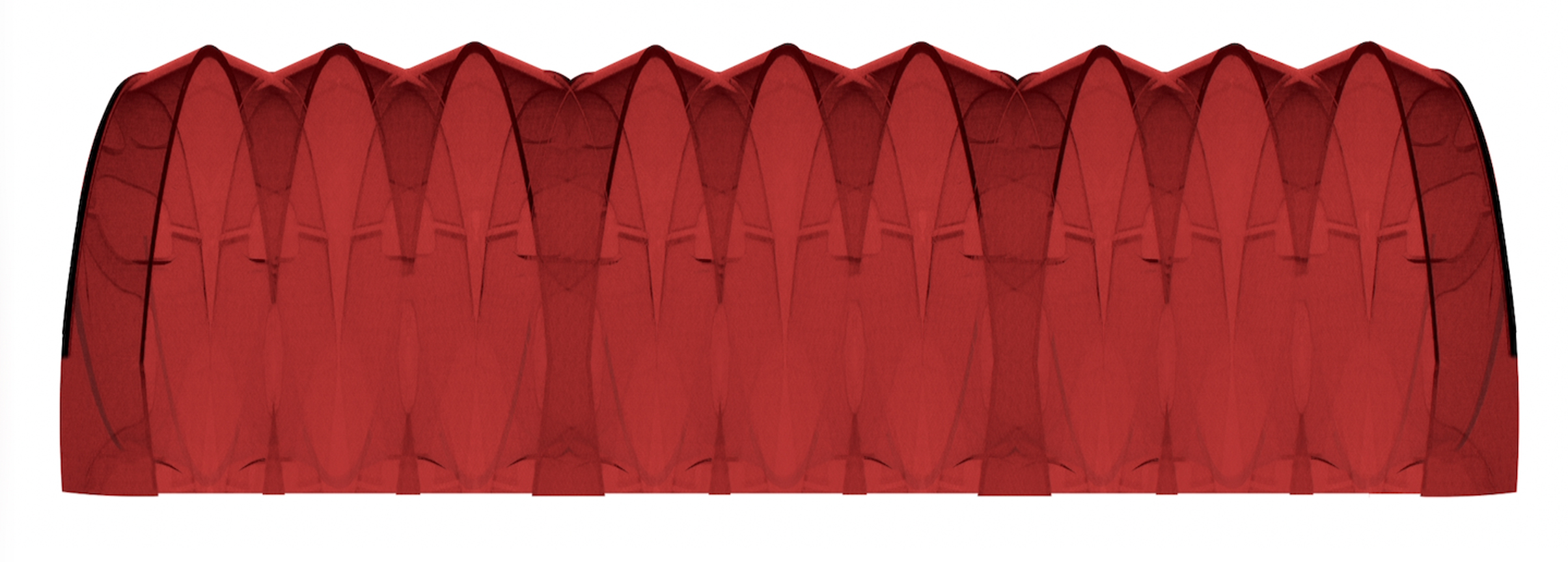 MediaScape 003 — panoramic composition of repetitive disruption and spatial modulation through algorithmic processes