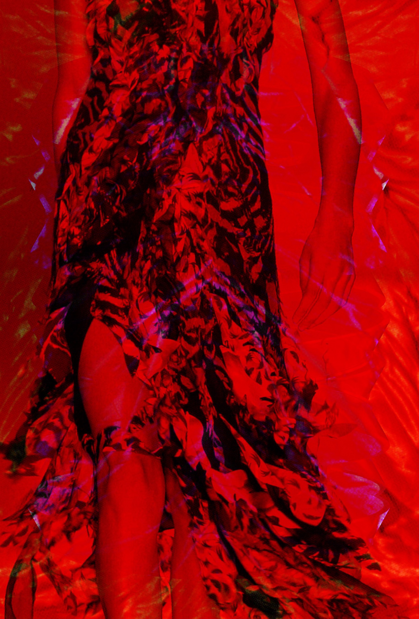 Miele Suite drawing — fluid interior envelope rendered as continuous surface with modulated light