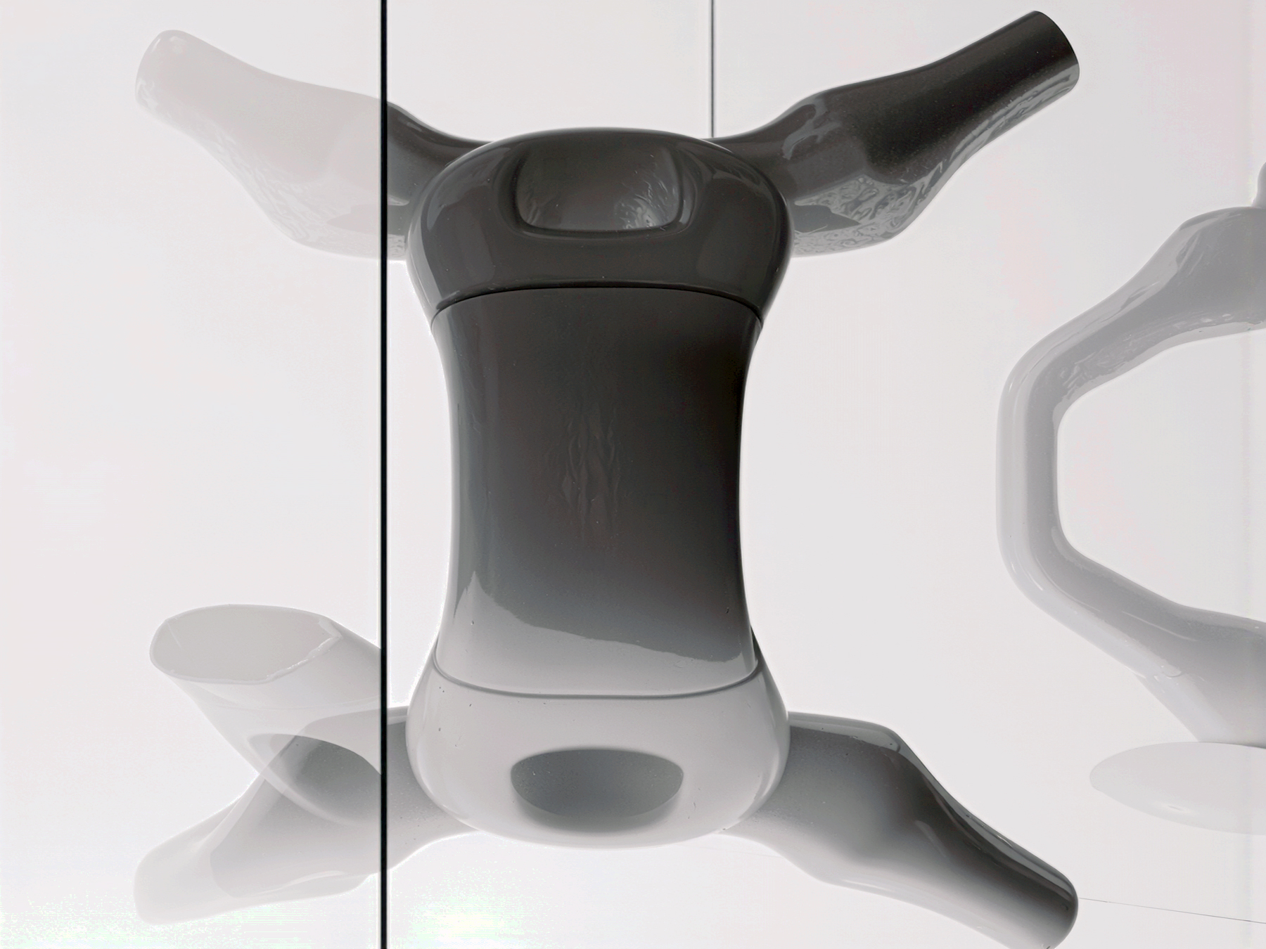 M_Scape sculpture showing the interplay of concave and convex surfaces