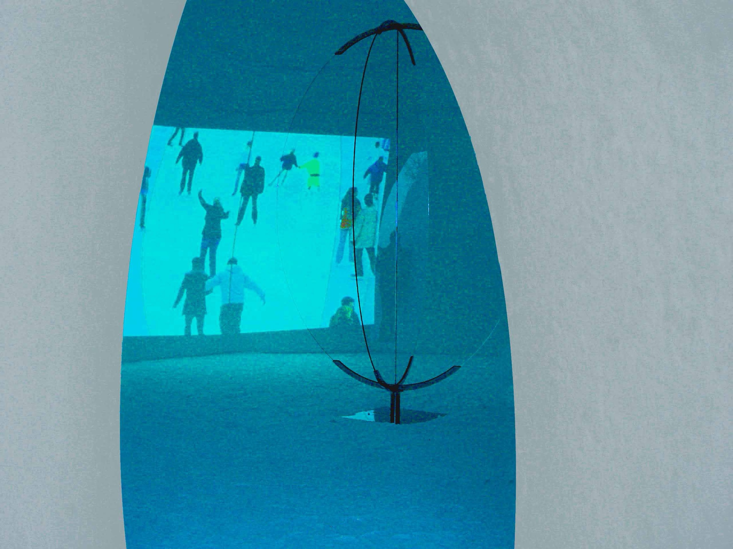 Absolute Zero installation — sweeping snow architecture in Kemi, Finland