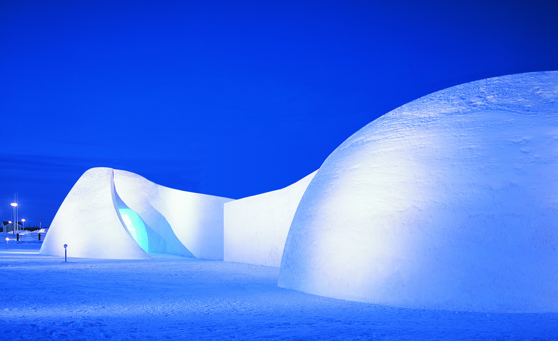 Snow structure detail — carved snow surfaces and geometric planes of Absolute Zero