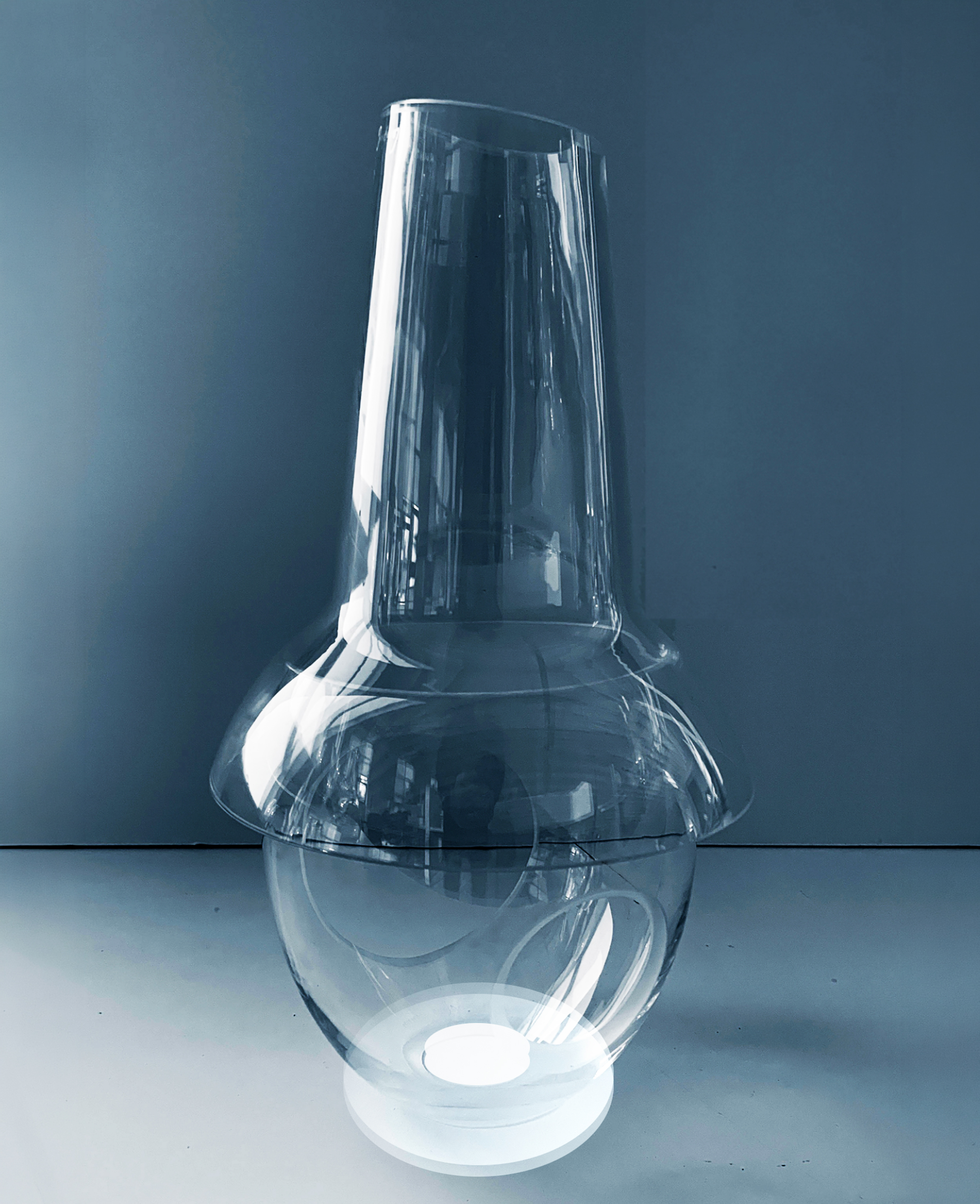 Luminosita collection — hand-blown Murano glass light sculpture by Asymptote for Venini