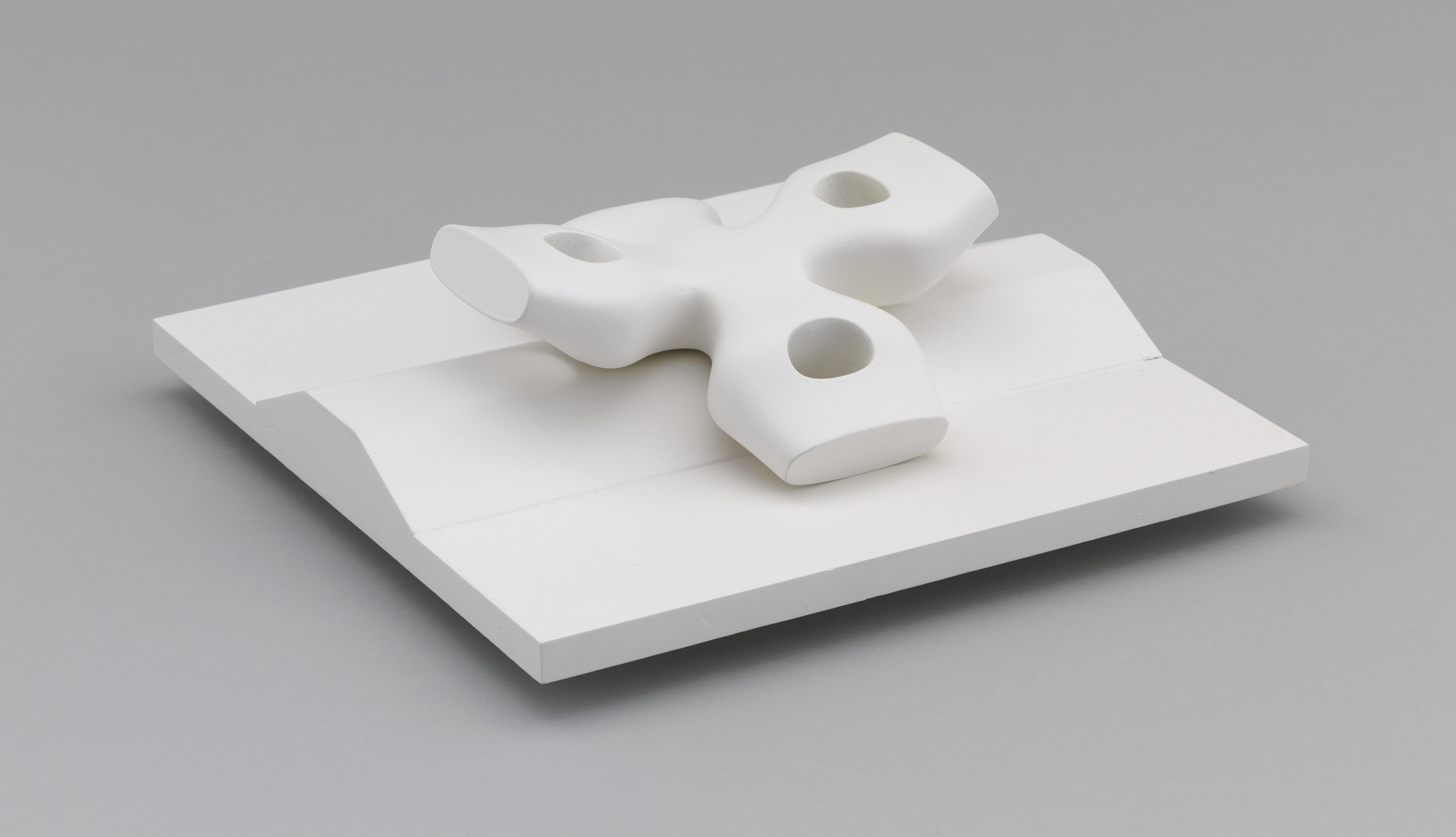 Wing House architectural model — polystyrene, wood and paint — in the collection of the Museum of Modern Art, New York